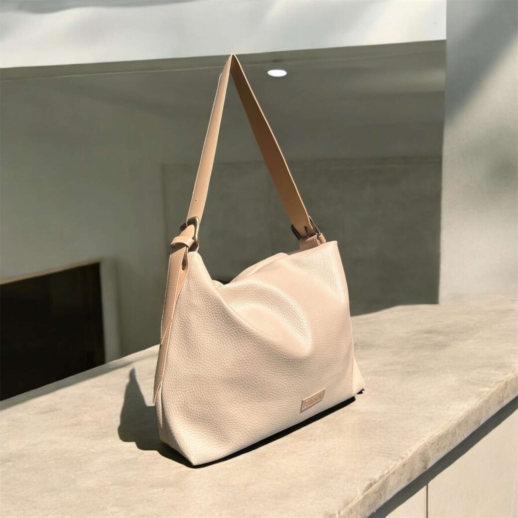 Beige Belted Bag - Image 2